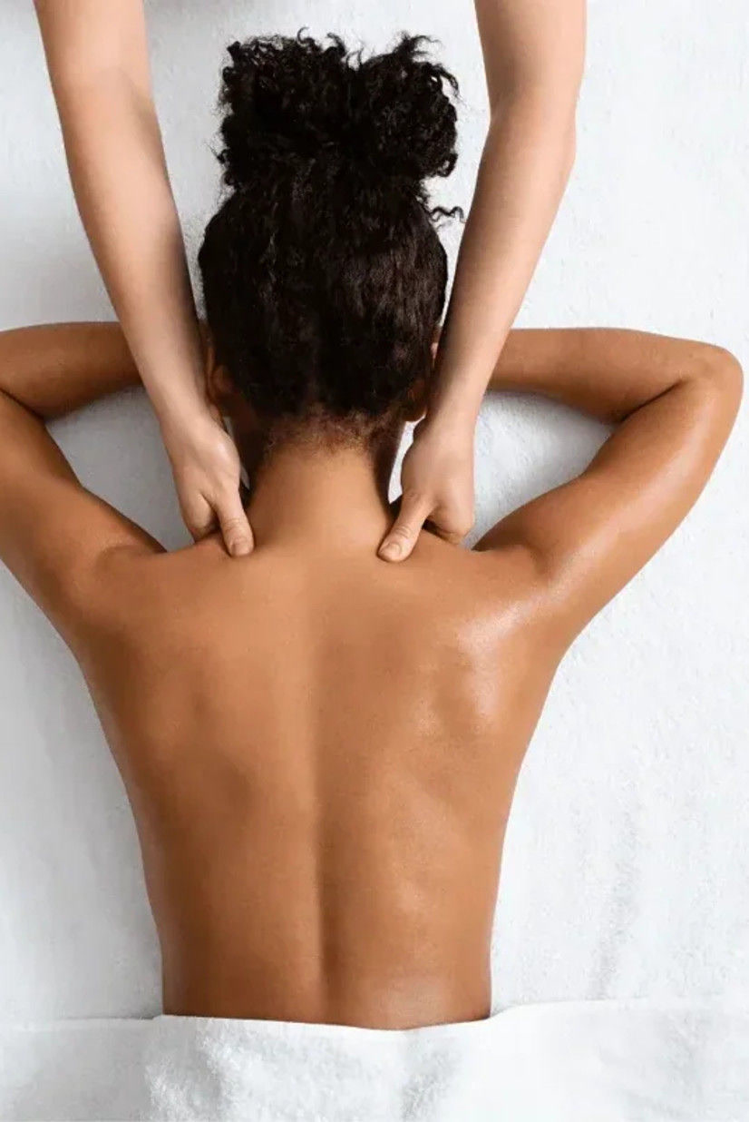 Neck and shoulder massage at Forever Balanced Massage